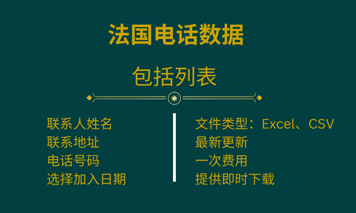 法国电话数据